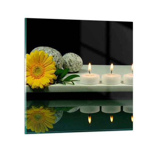 Obraz na skle - Ukojenie zmyslov - 60x60 cm