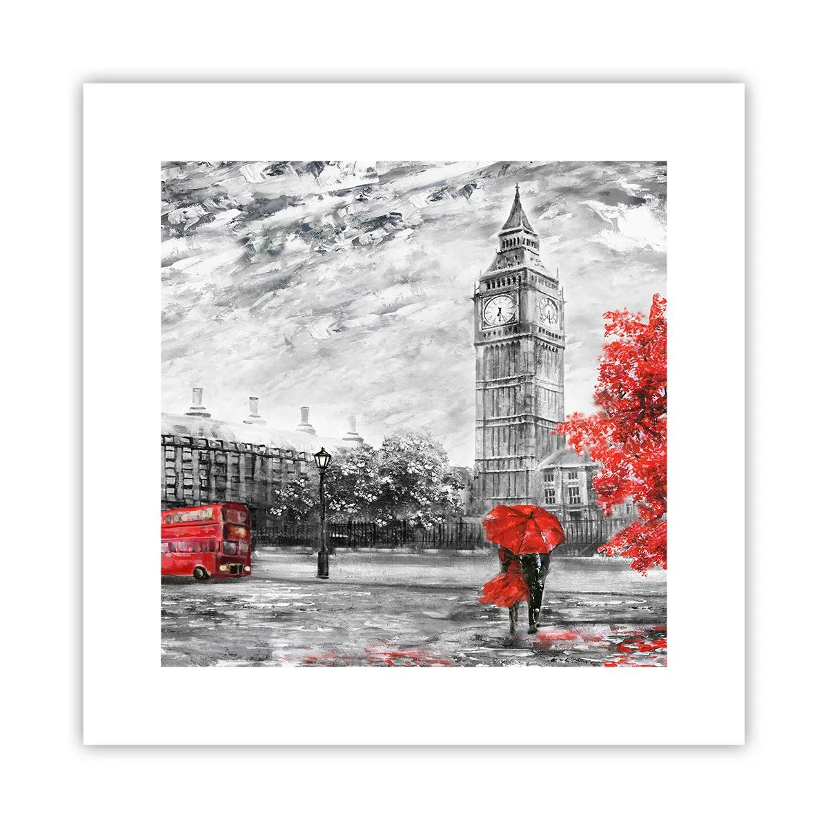 Plagát - Vzrušujúci deň - 30x30 cm