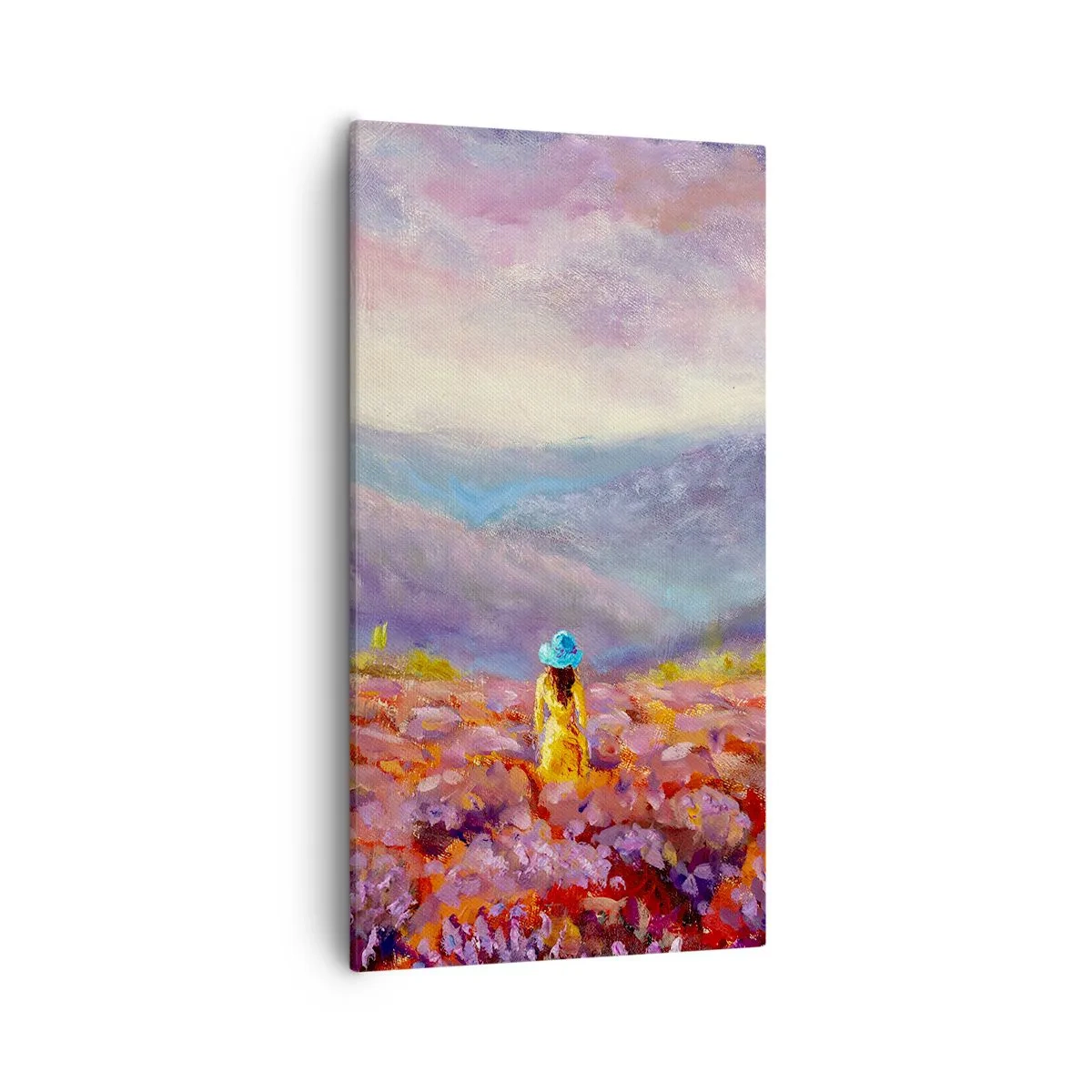 Obraz na plátne - V levanduľovom svete - 55x100 cm