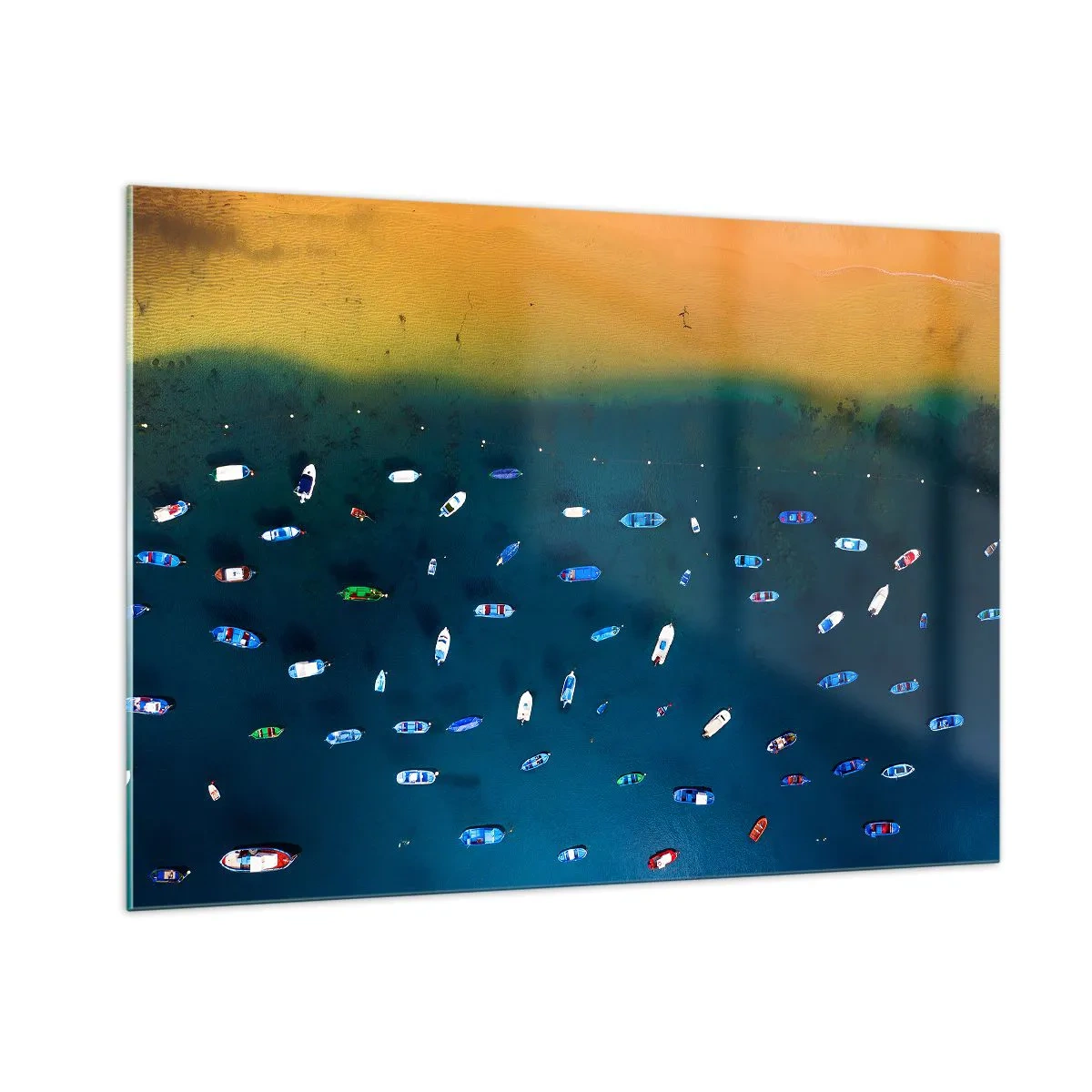 Obraz na skle - Prázdninová hra - 100x70 cm