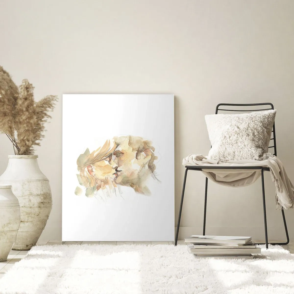 Obraz na skle - Nájdená polovica? - 80x120 cm