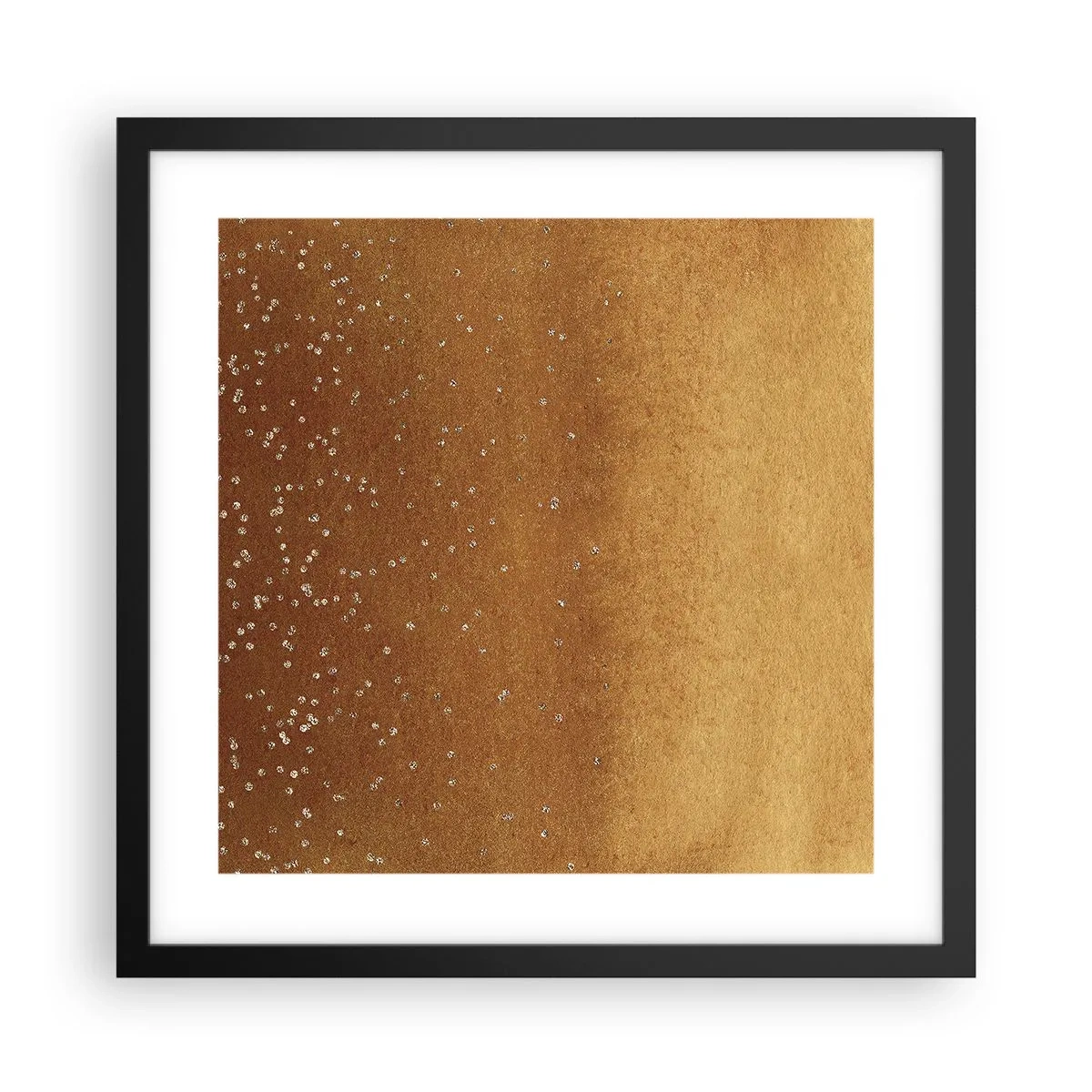 Plagát v čiernom ráme - Zrodenie svetla - 40x40 cm