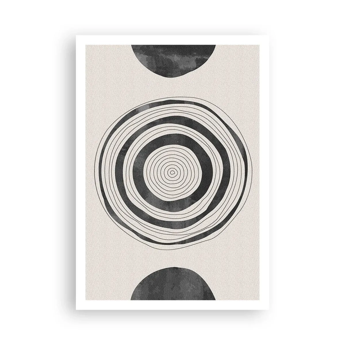 Plagát - Dôležité je to, čo je uprostred - 70x100 cm