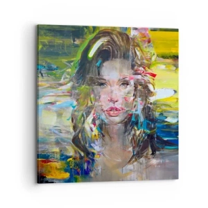 Obraz na plátne - Za závojom vzduchu - 70x70 cm