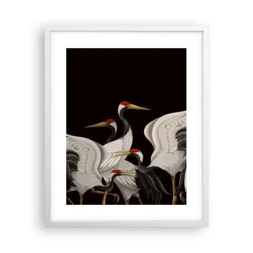 Plagát v bielom ráme - Vtáčie záležitosti - 40x50 cm