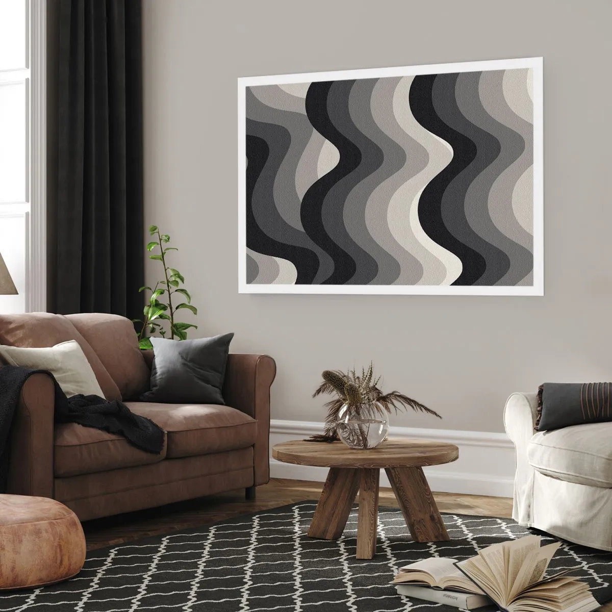 Plagát - Vlna za vlnou - 100x70 cm