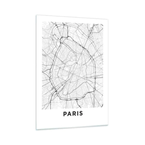 Obraz na skle - Kvet Paríža - 50x70 cm