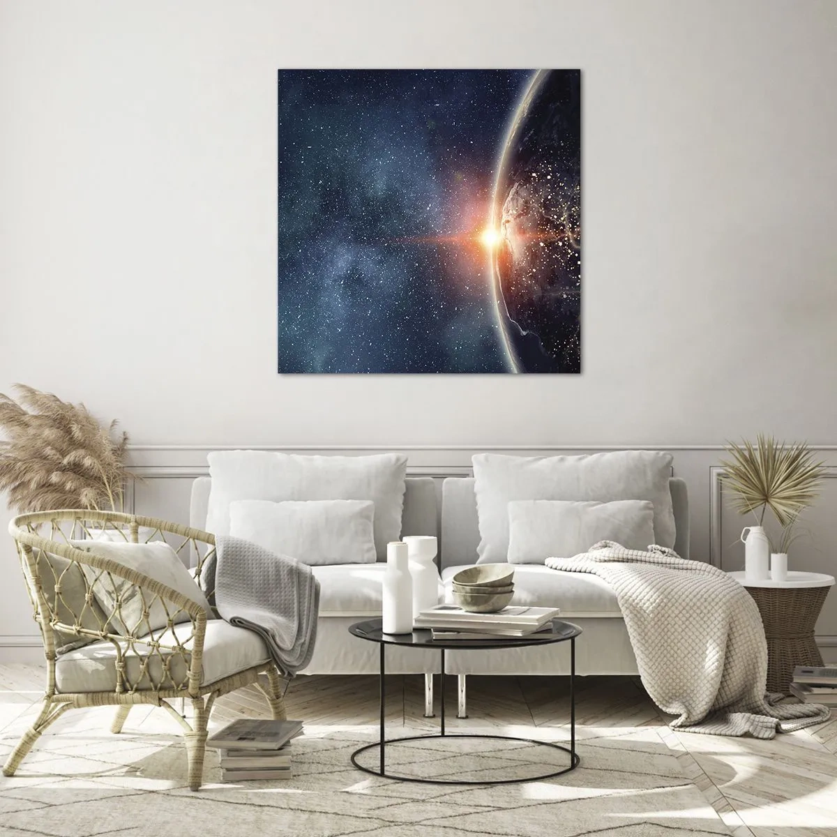 Obraz na skle - V novej perspektíve - 70x70 cm