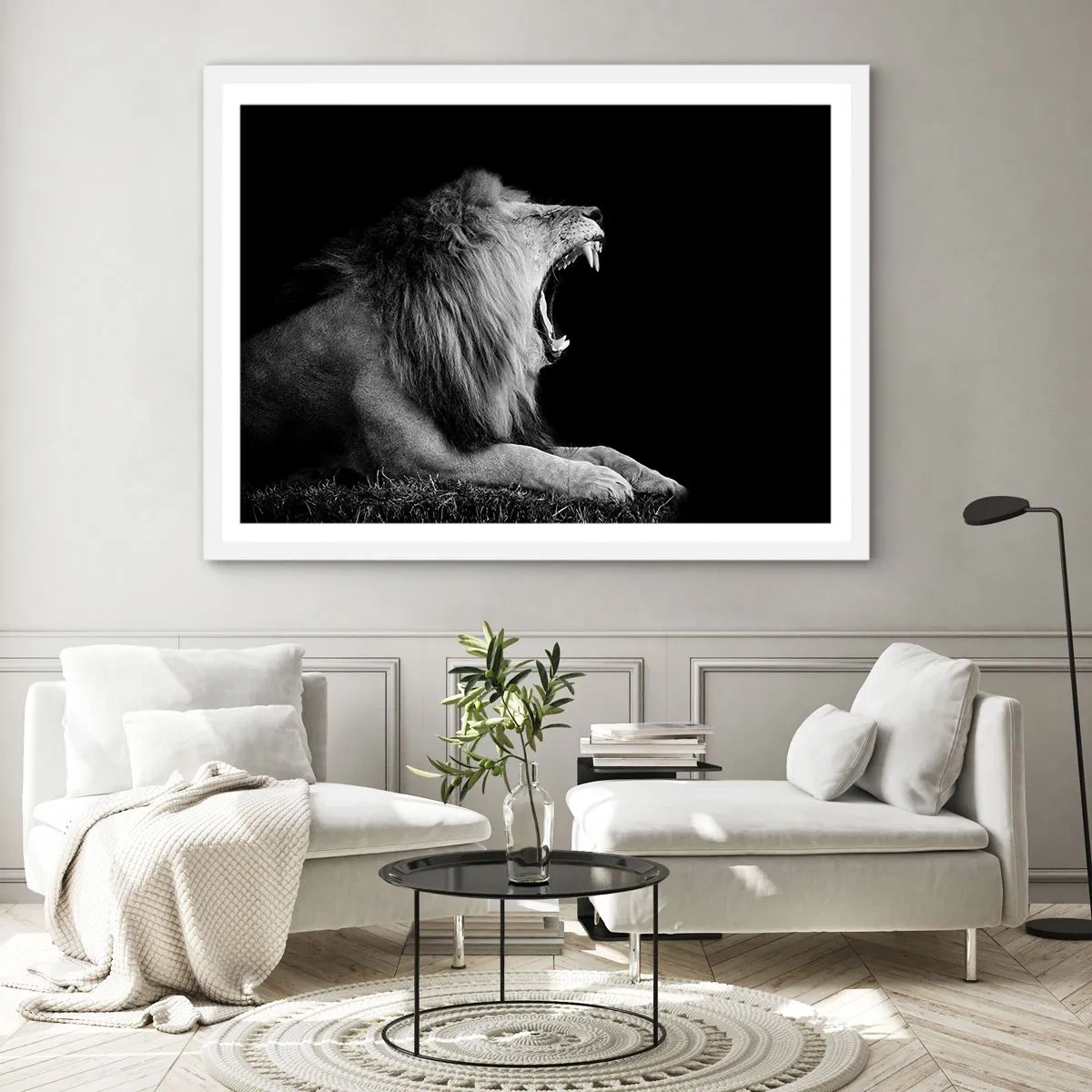Plagát v bielom ráme - Bez najmenších pochýb - 100x70 cm