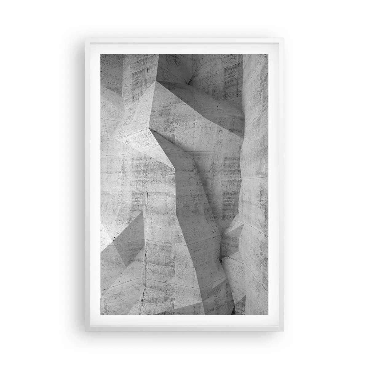 Plagát v bielom ráme - Skutočná výzva - 61x91 cm