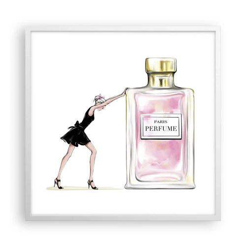 Plagát v bielom ráme - Podstata ženskosti - 60x60 cm