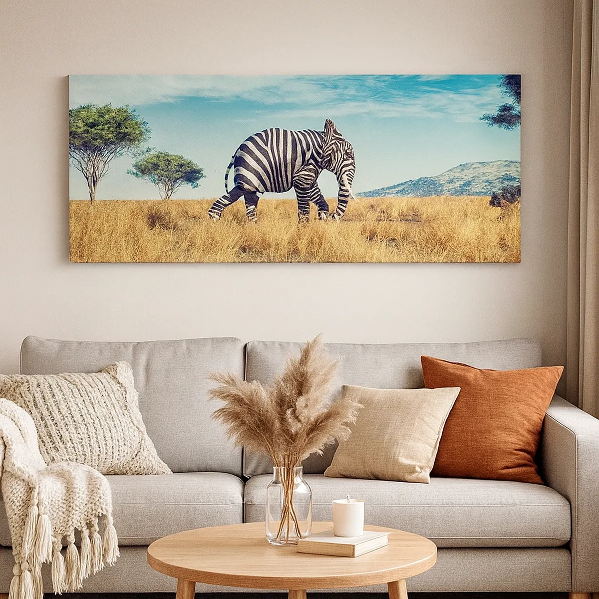 Obraz na plátne - Šedá už nie je v móde - 30x30 cm