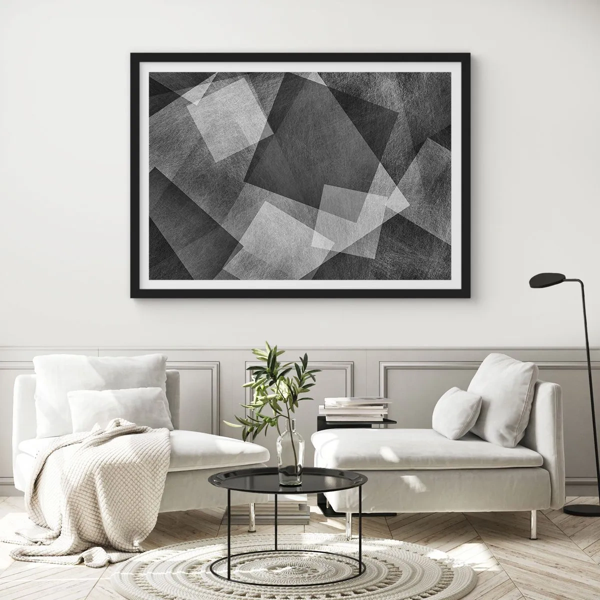 Plagát v čiernom ráme - Odveký symbol trvalosti a poriadku - 100x70 cm