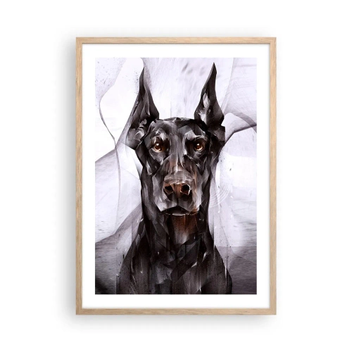 Plagát v ráme zo svetlého duba - Z urodzeného rodu - 50x70 cm
