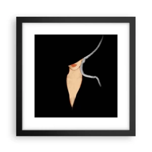Plagát v čiernom ráme - Elegancia a štýl - 30x30 cm