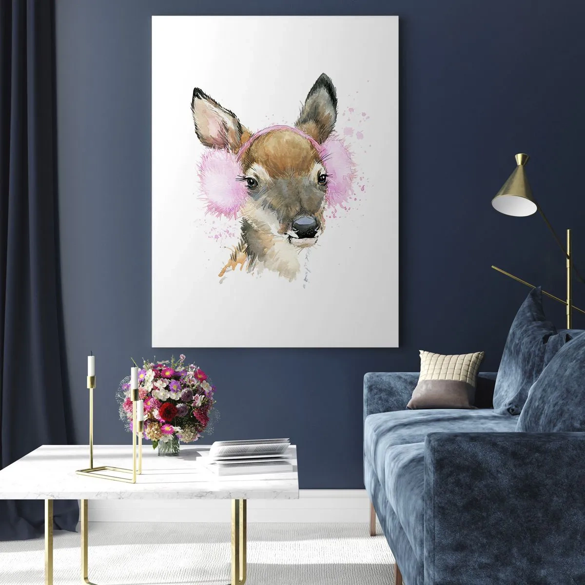 Obraz na skle - A mráz už nie je tak hrozný - 70x100 cm