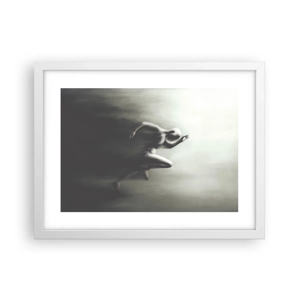 Plagát v bielom ráme - Nezastaviteľný - 40x30 cm