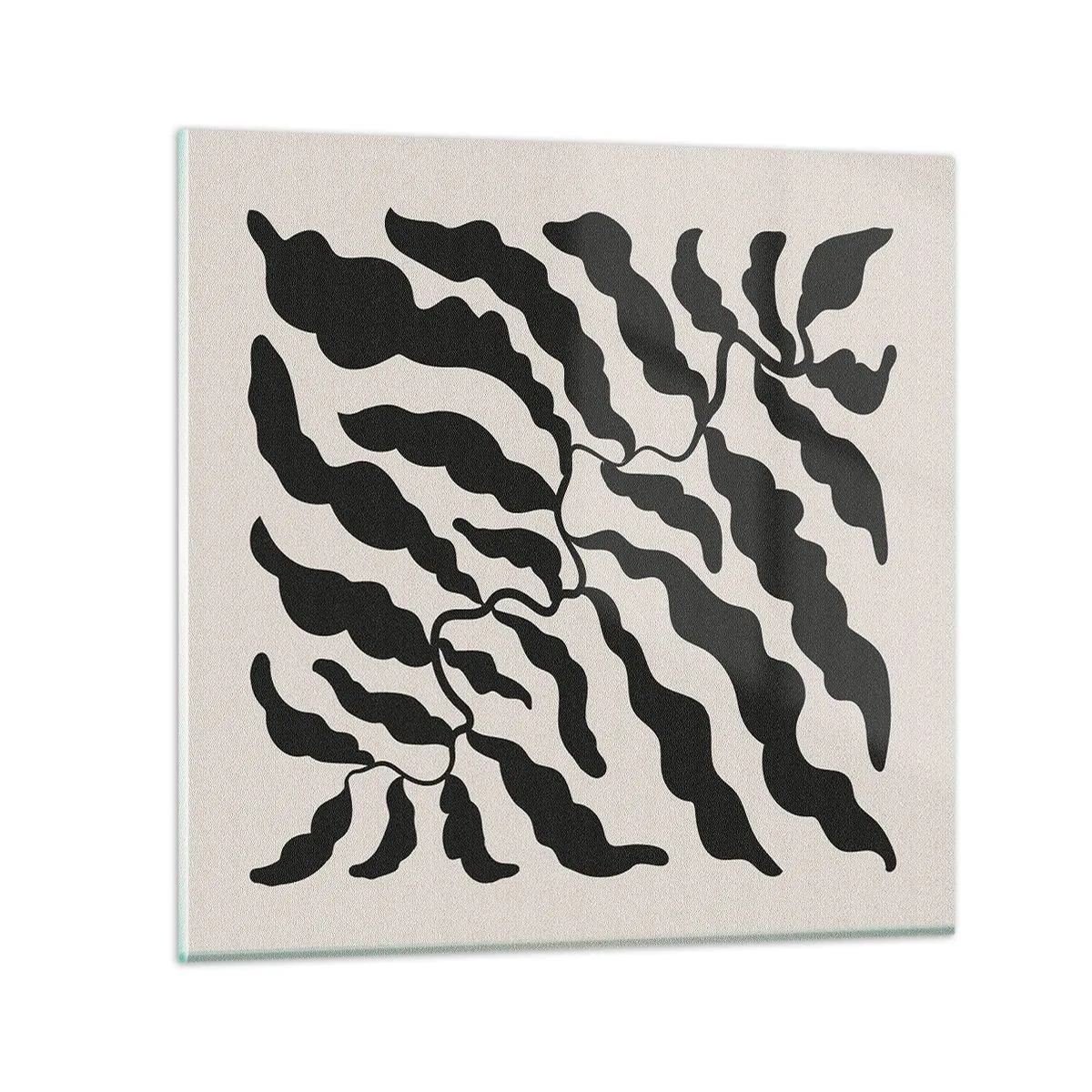 Obraz na skle - Povaha štvorca - 40x40 cm