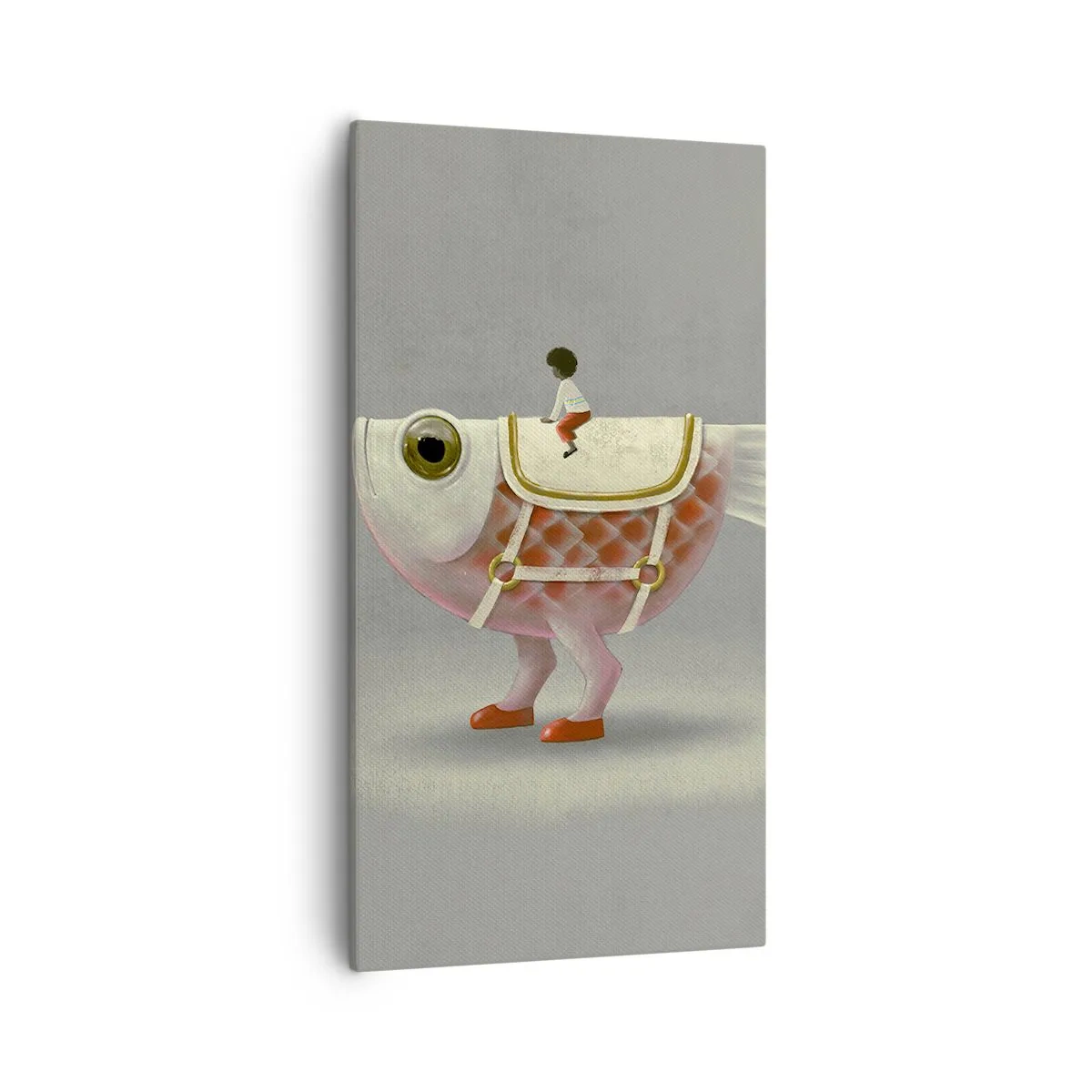 Obraz na plátne - Rybí jazdec - 55x100 cm