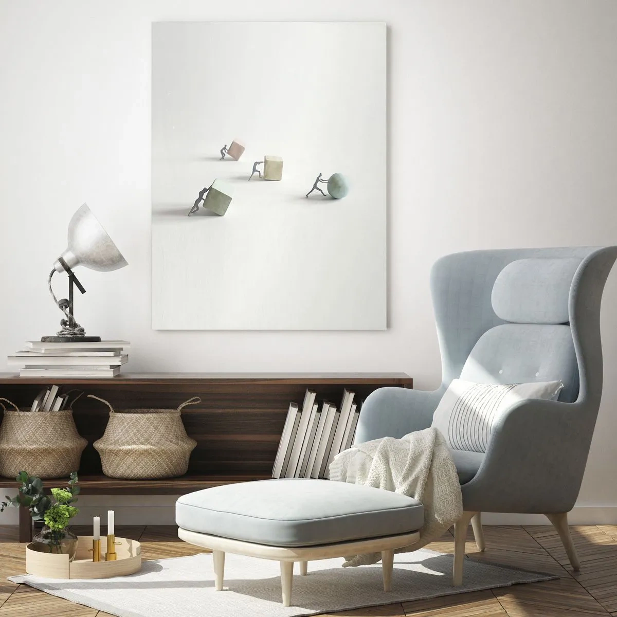 Obraz na skle - Život samotný - 50x70 cm