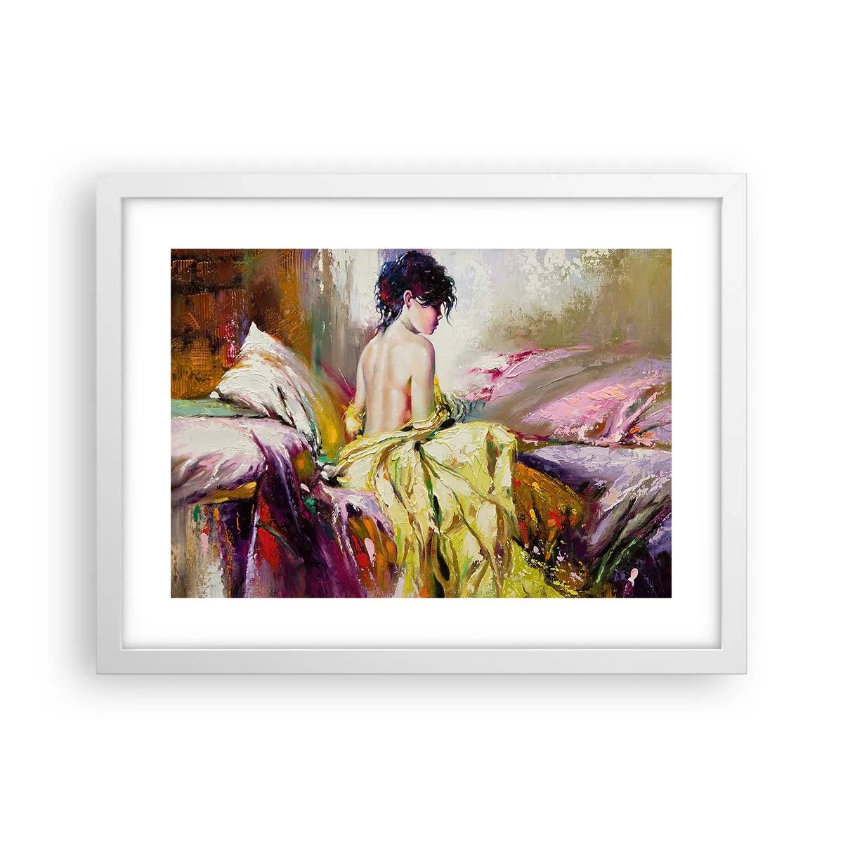 Plagát v bielom ráme - Medzi ústami a okrajom pohára - 40x30 cm