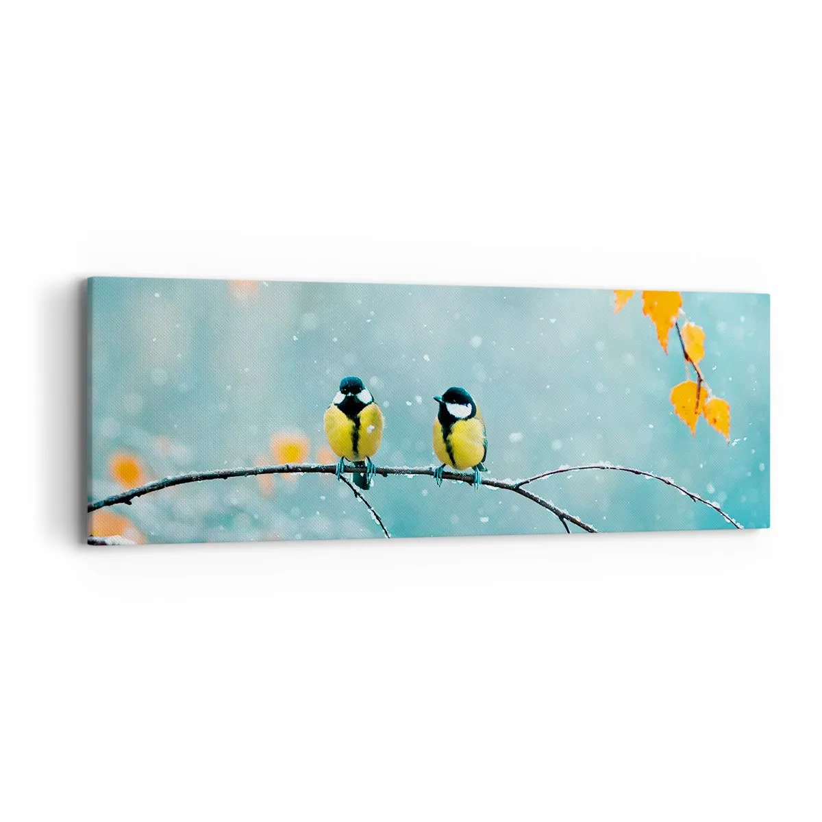 Obraz na plátne - Vtáčie klebety - 90x30 cm