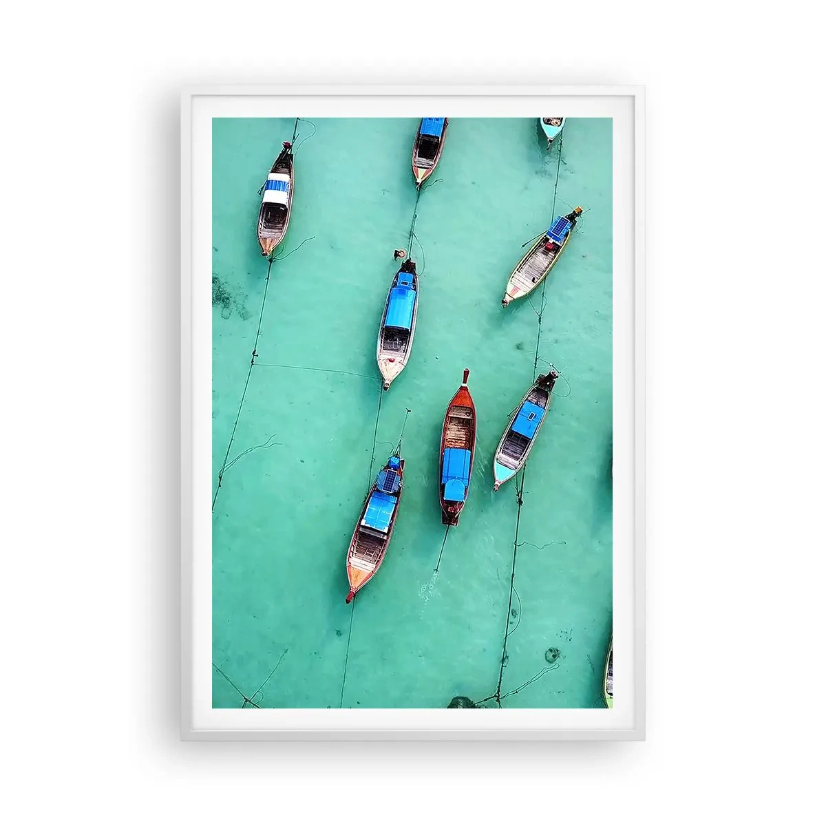 Plagát v bielom ráme - V radostnom očakávaní - 70x100 cm