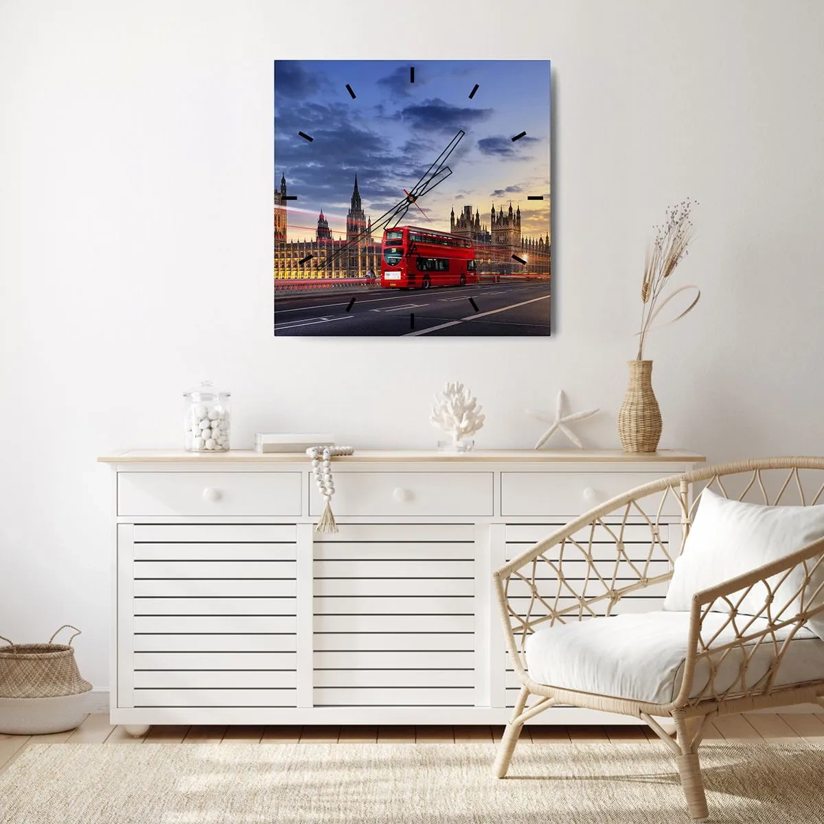 Nástenné hodiny - Zvláštne znaky - 30x30 cm