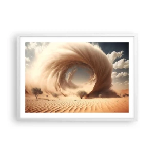 Plagát v bielom ráme - Otvorený portál - 70x50 cm