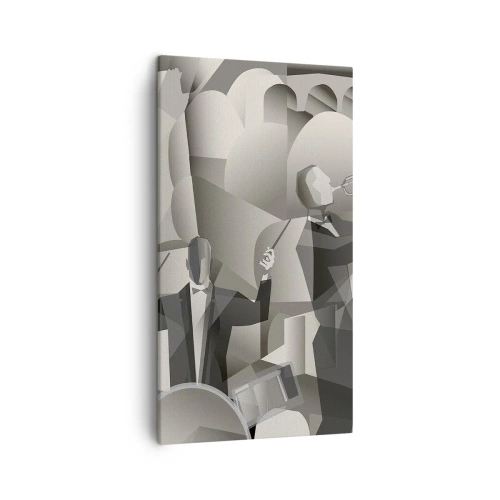 Obraz na plátne - V priestore zvukov - 45x80 cm