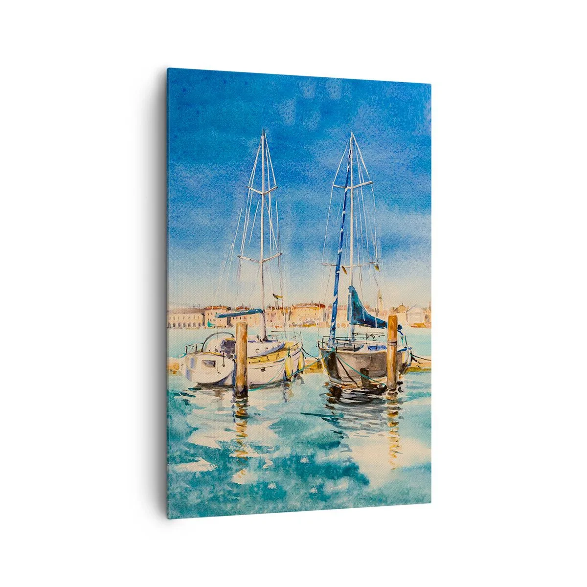 Obraz na plátne - Slnečná lagúna - 80x120 cm