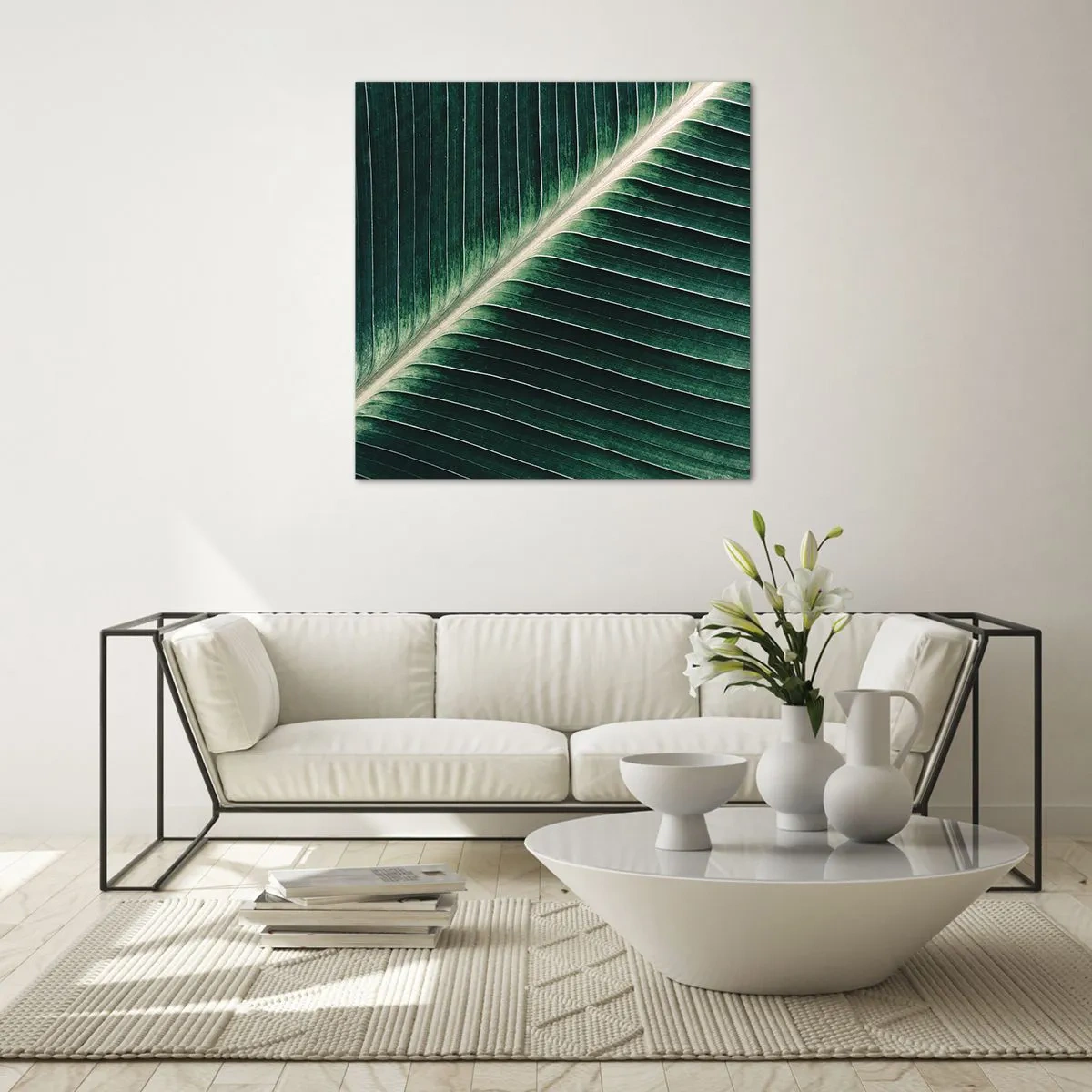 Obraz na skle - Rytmus prírody - 40x40 cm