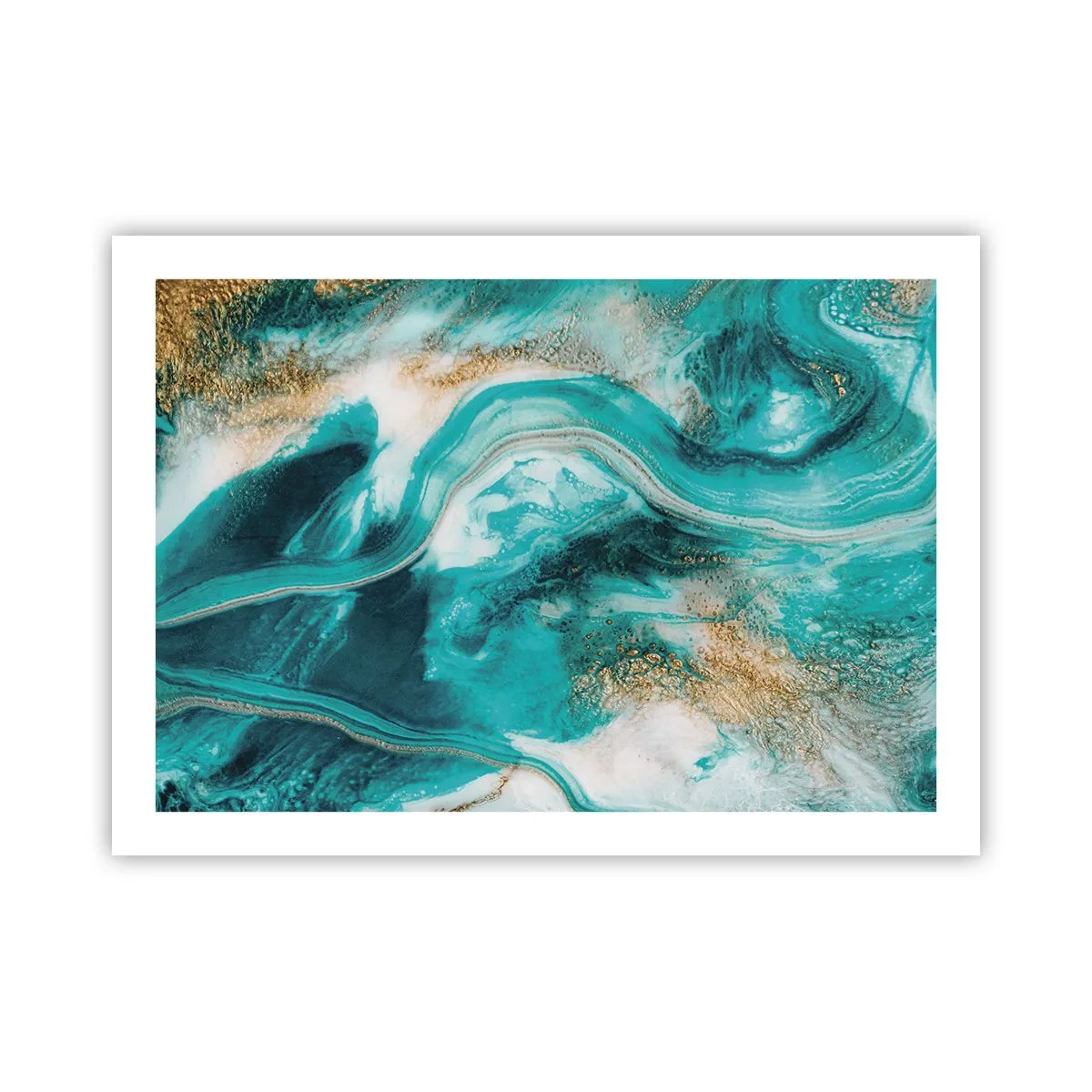 Plagát - Rieka zlata - 70x50 cm