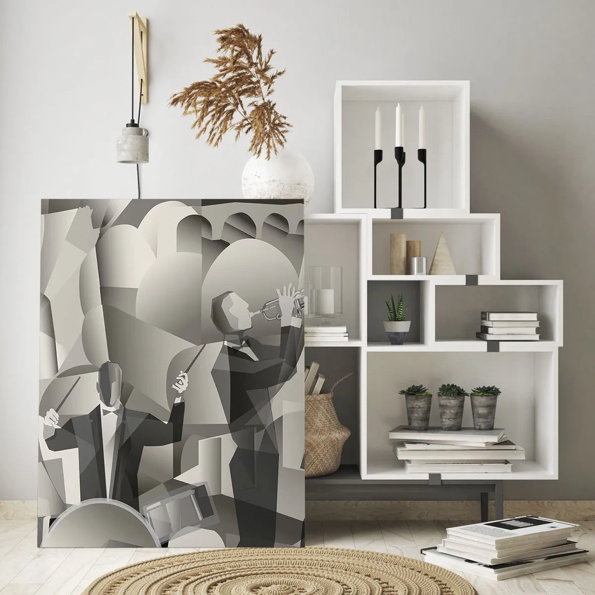 Obraz na skle - V priestore zvukov - 50x70 cm