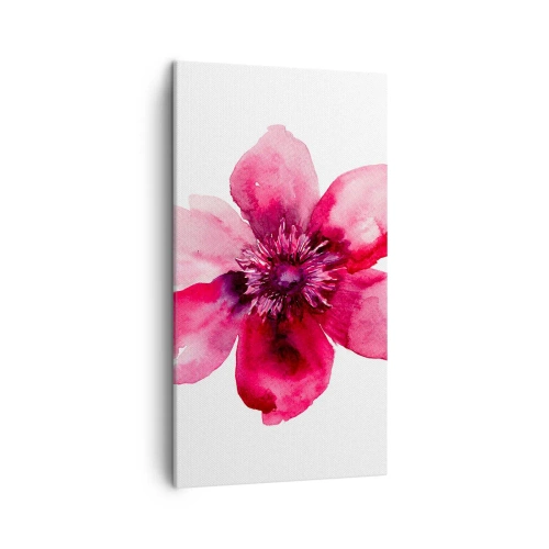 Obraz na plátne - Karmínový voňavý bozk - 45x80 cm