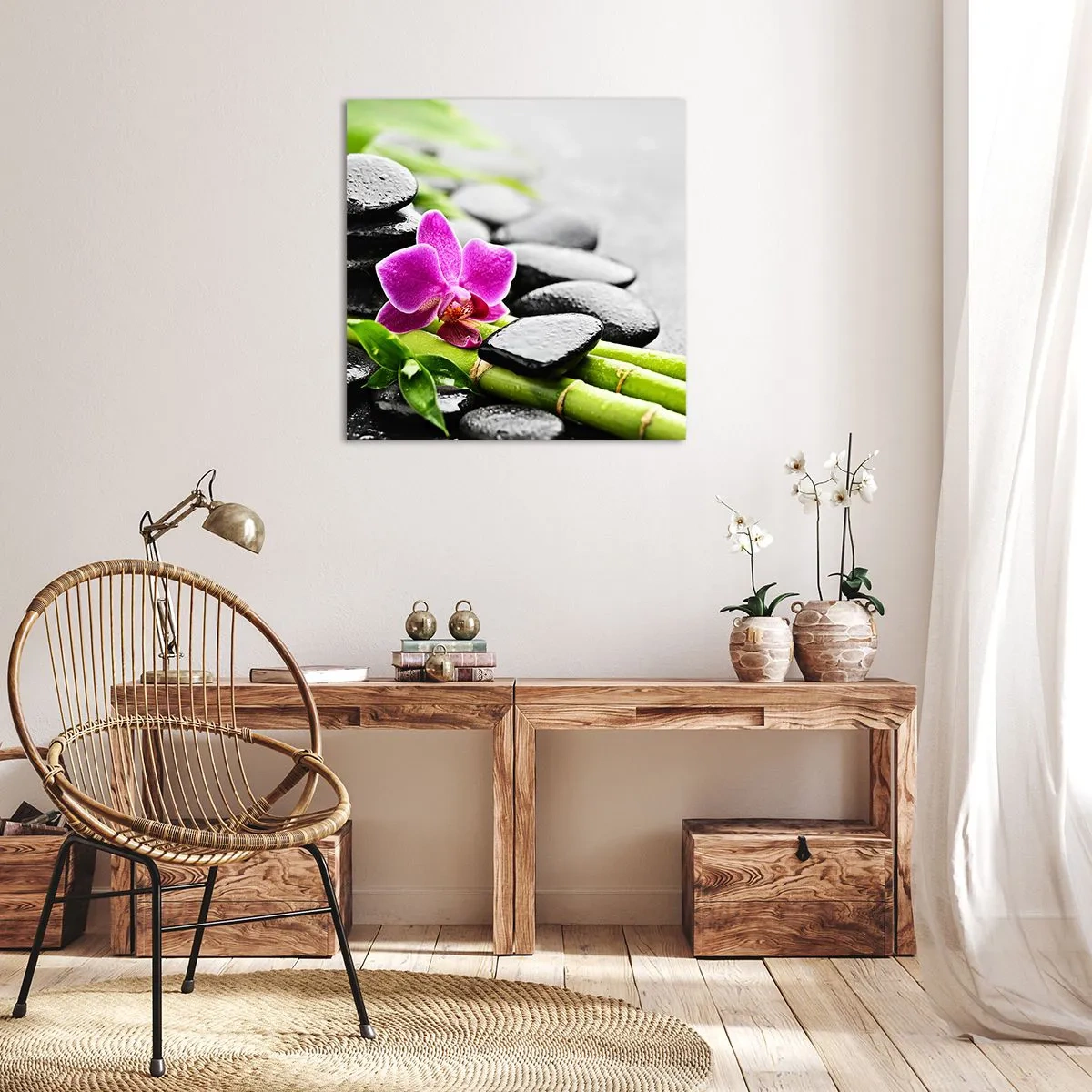 Obraz na plátne - V pokojnej rovnováhe - 50x50 cm