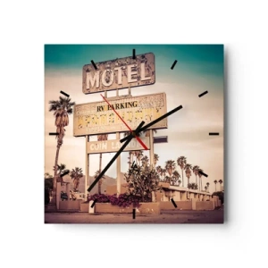 Nástenné hodiny - Tu sa zastavil čas - 30x30 cm