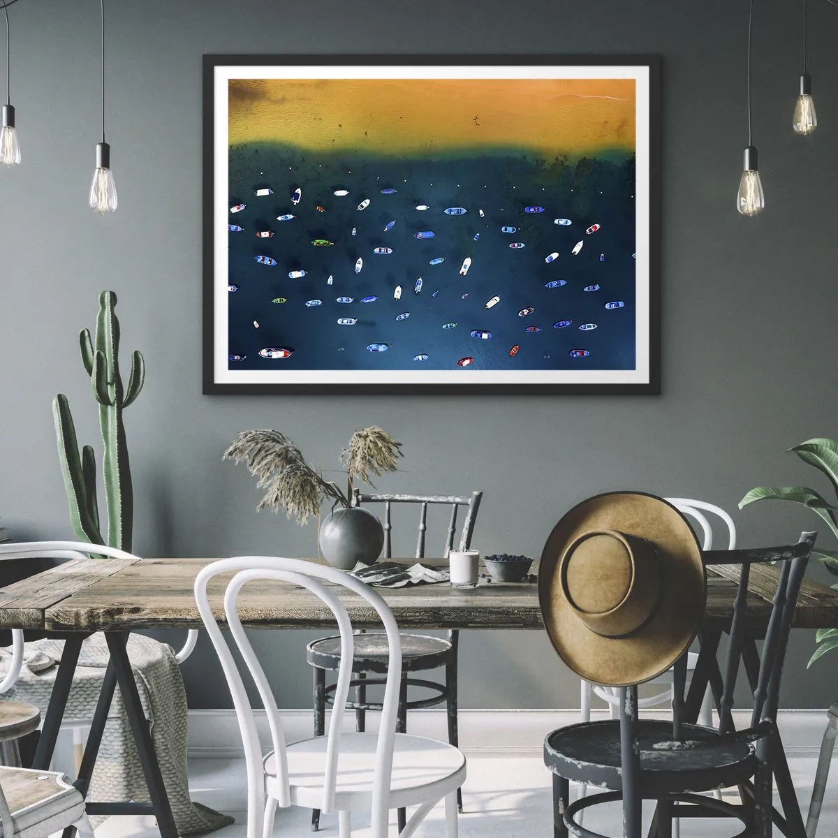 Plagát v čiernom ráme - Prázdninová hra - 70x50 cm