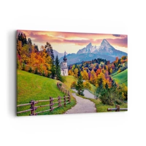 Obraz na plátne - Úplne ideálna krajina - 120x80 cm