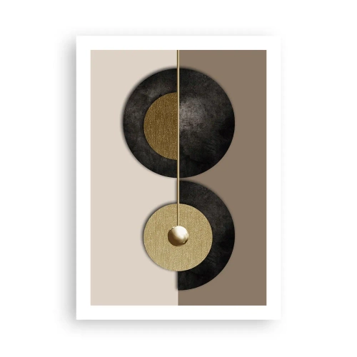 Plagát - Variácie okolo kruhu - 50x70 cm