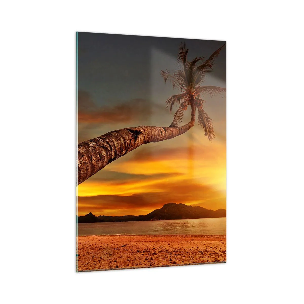 Obraz na skle - Exotické prázdniny, karibské dobrodružstvo - 50x70 cm