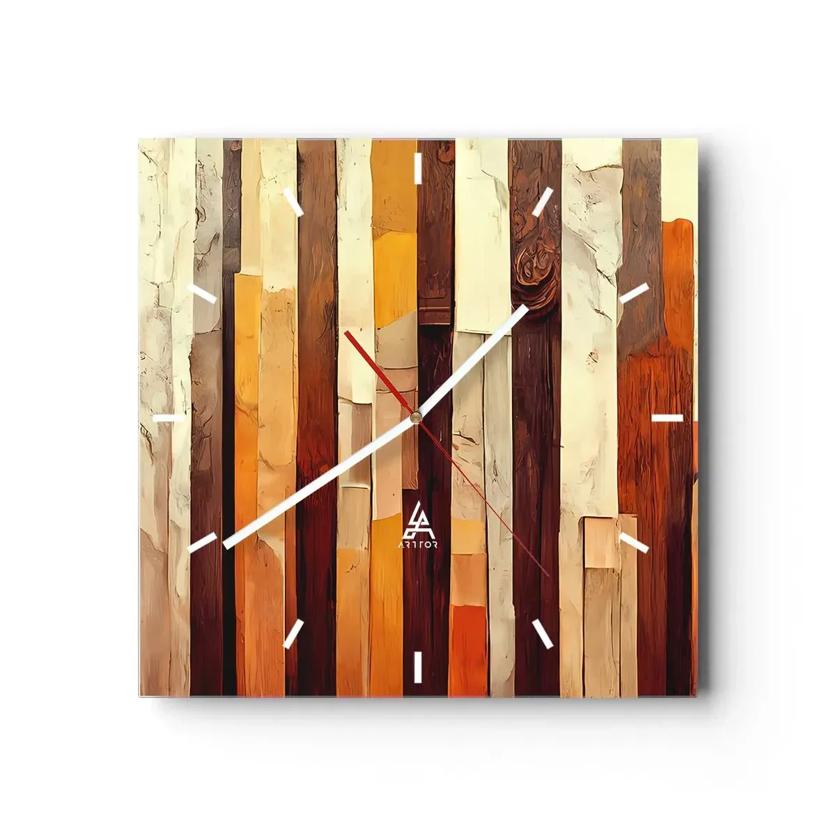 Nástenné hodiny - Hymna lesných stromov - 30x30 cm