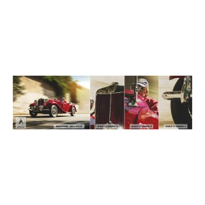 Vzorka fototapety Premium Sand - Krajšia ako Níke Samotrácka - Auto, Retro, Kabriolet - 100x30 cm