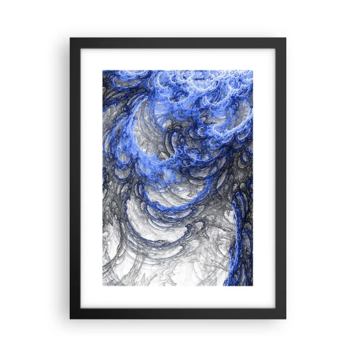 Plagát v čiernom ráme - Zrod vlny - 30x40 cm