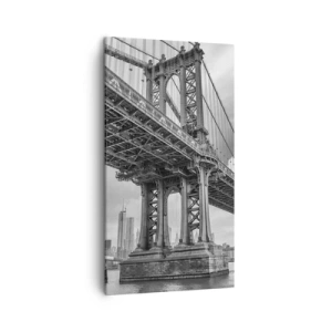 Obraz na plátne - Do srdca mesta - 45x80 cm