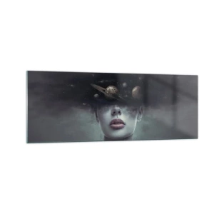 Obraz na skle - A planéty… - 140x50 cm