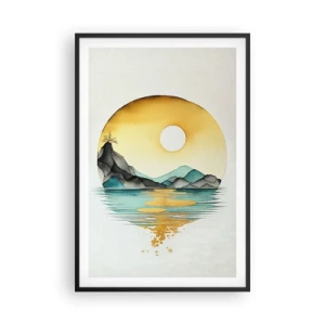 Plagát v čiernom ráme - V kruhu krásy - 61x91 cm