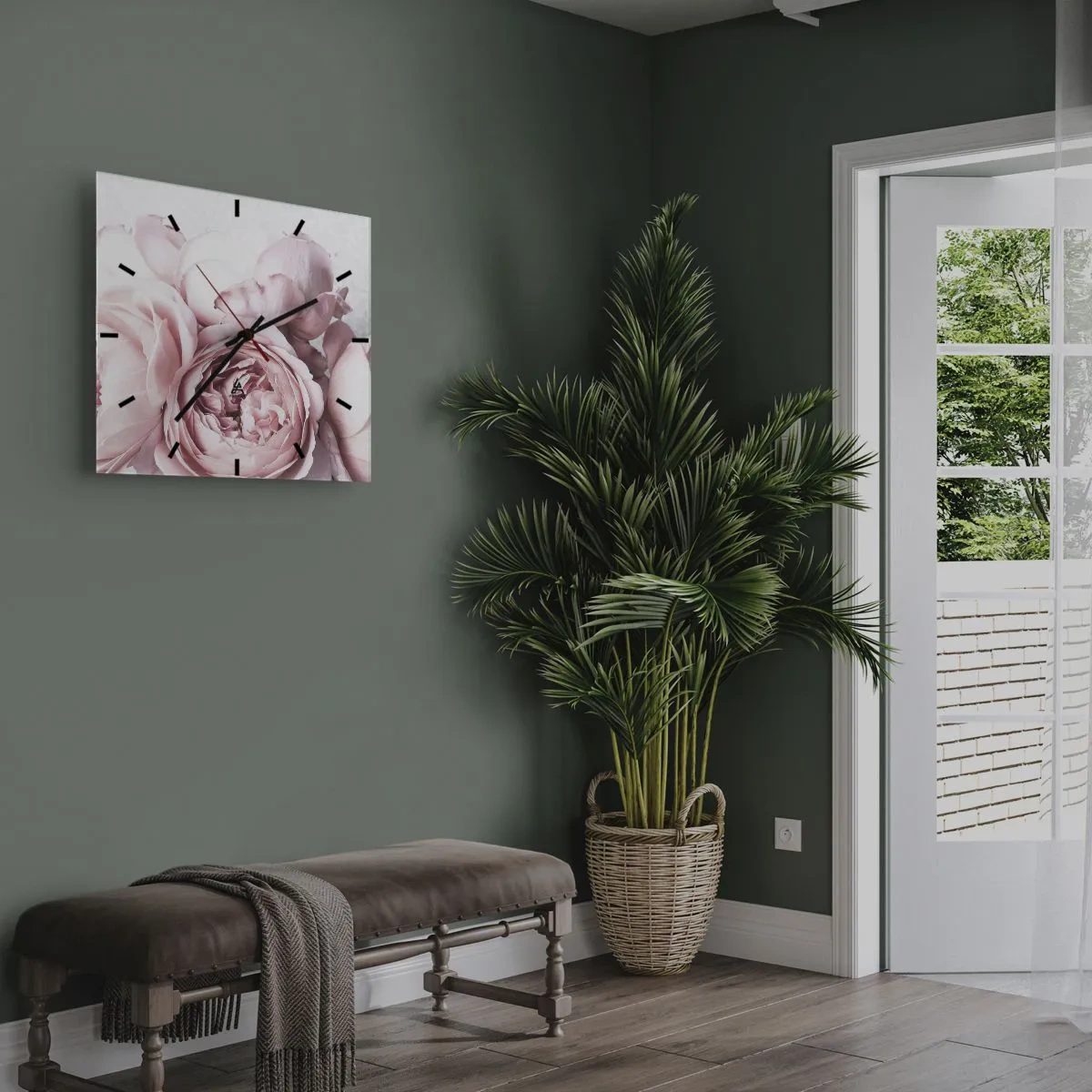 Nástenné hodiny - Pre romantikov - 30x30 cm