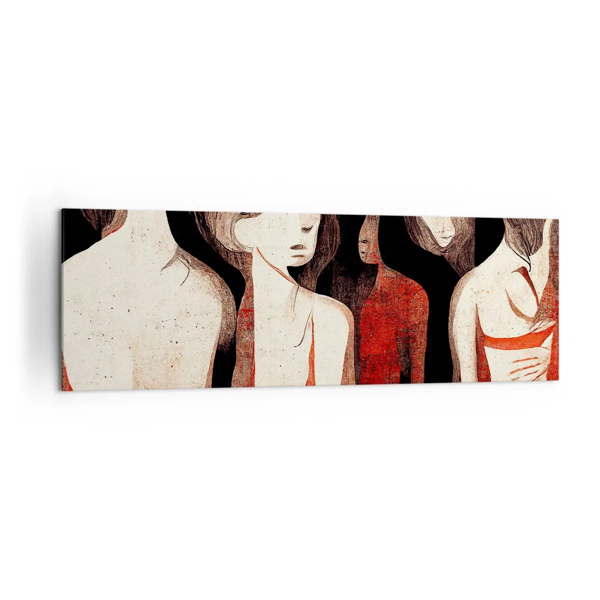 Obraz na plátne - Madony z temnoty - 160x50 cm