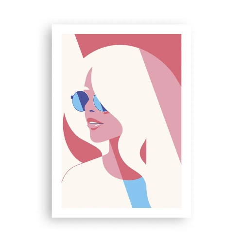Plagát - Bola to blondína… - 50x70 cm